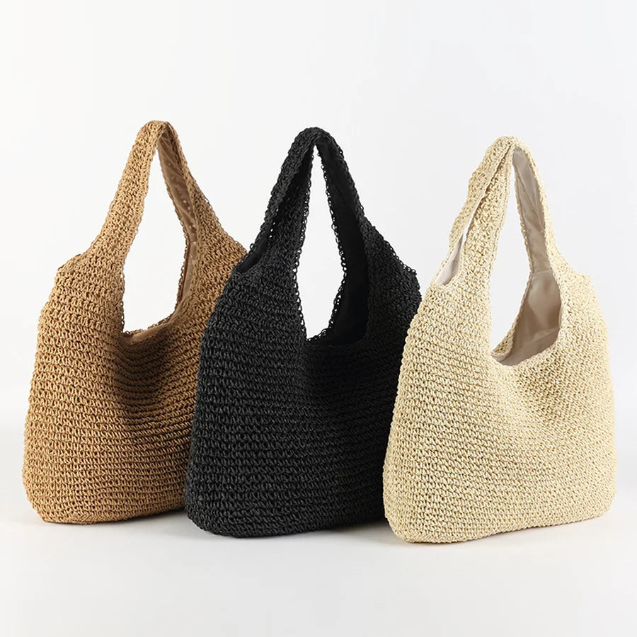 Fashion Straw Shoulder Bag