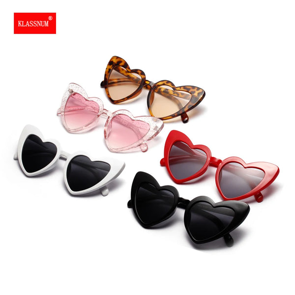 Vintage Love Shape Sunglasses