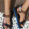 Cute Beach Sandals with Colourful Straps