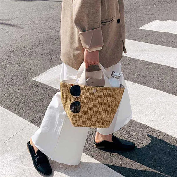 Beach Straw Handbag